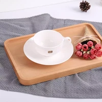 7 sizes wooden tray bonsai holder home balcony wood flower pot holder planters tray gardening accessory food chopping plates