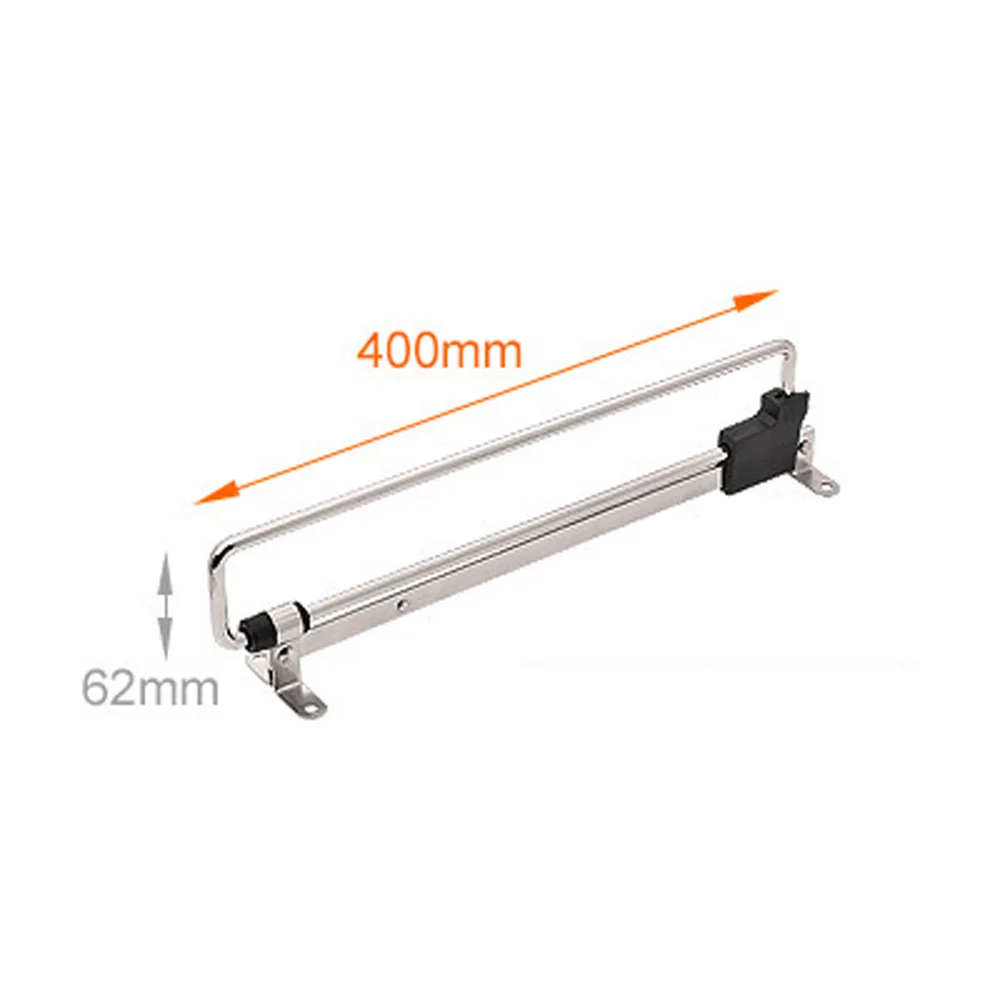 

10-16Inch Wardrobe Pull Out Clothes Hanger Rail Extending Chrome Plated Rack Storage Holder Organizer For Kitchen Bathroom