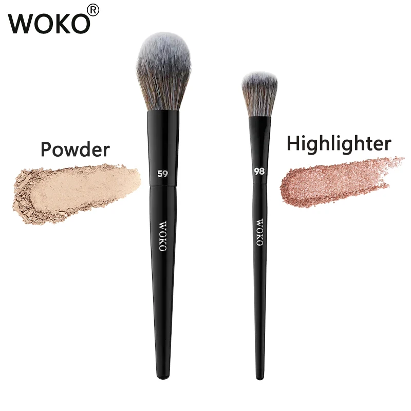

PRO 59 Precision Powder Brush Setting Powder Sculpting Brush 98 Highlighter Brush Small Contour Highlighter Powder Makeup Tool