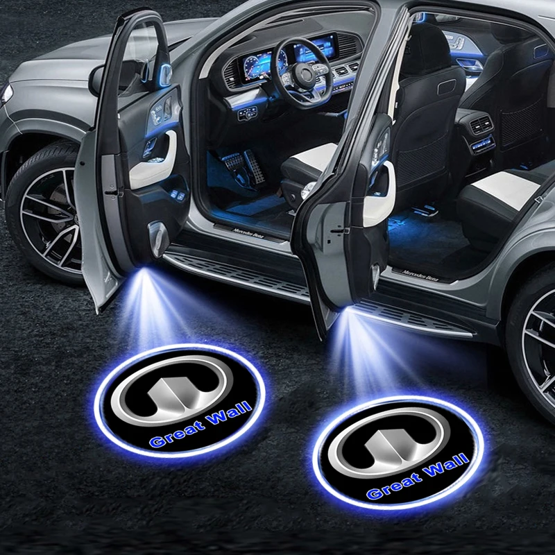 

Car welcome light LED projector lamp Car decoration accessories For Great Wall Hover H5 H3 Safe M4 Wingle 5 Deer Voleex C30 etc