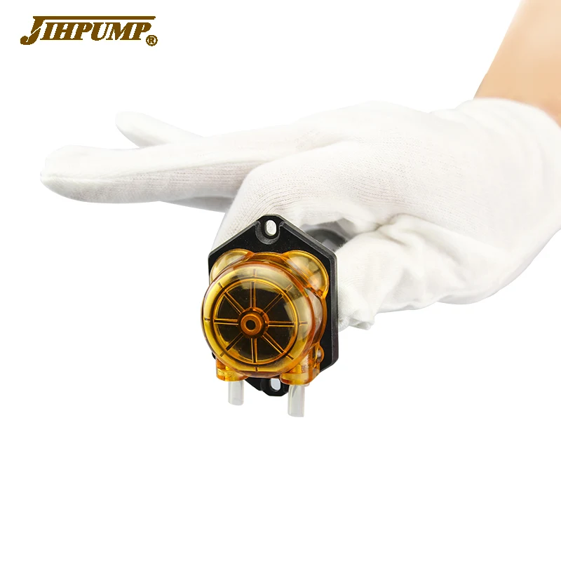 JIHPUMP 6 в 12 В 24 маленький миниатюрный перистальтический насос шаговый двигатель