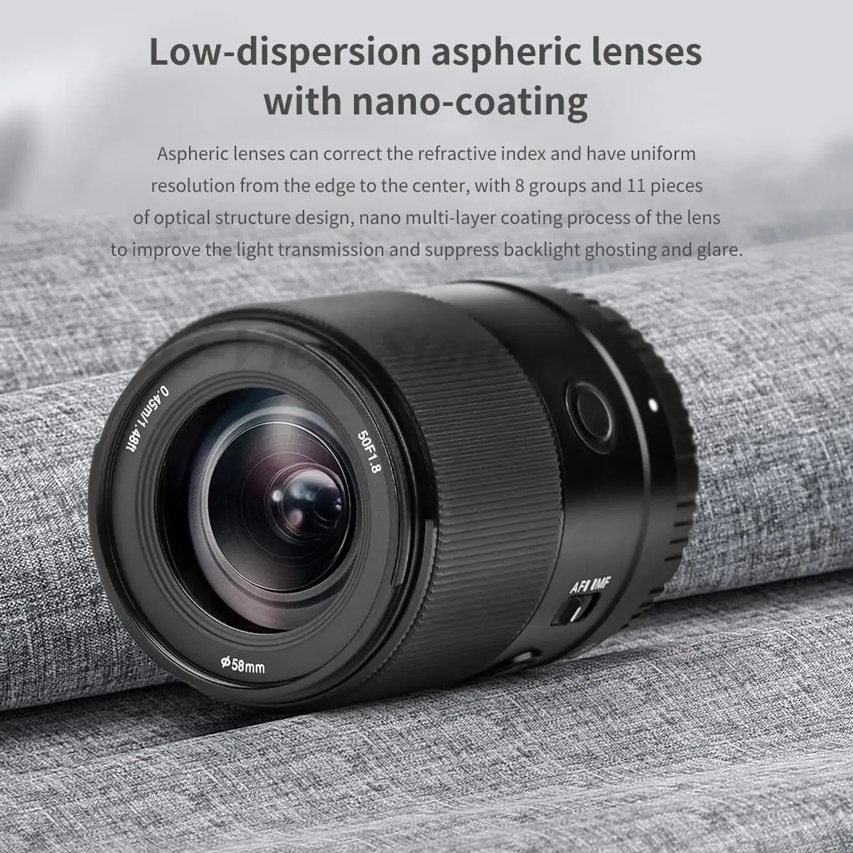 YONGNUO YN50mm F1.8Z DF DSM объектив с автофокусом