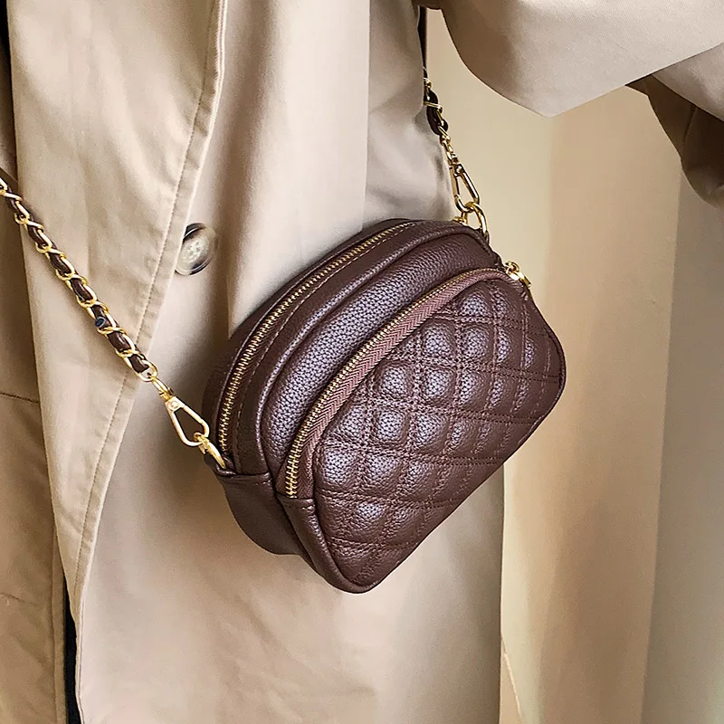 

Женская сумка через плечо из ПУ кожи, с цепочкой