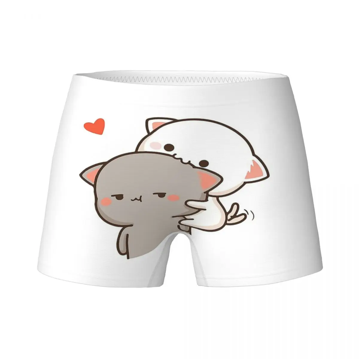 

Youth Girls Cat Couple Peach And Goma Boxers Child Pure Cotton Underwear Kids Teenage Underpants Soft Briefs 4-15Y