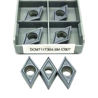 dcmt11t304 sm ic907 ic908 internal turning tool dcmt11t308 carbide insert lathe cutter tool turning insert dcmt