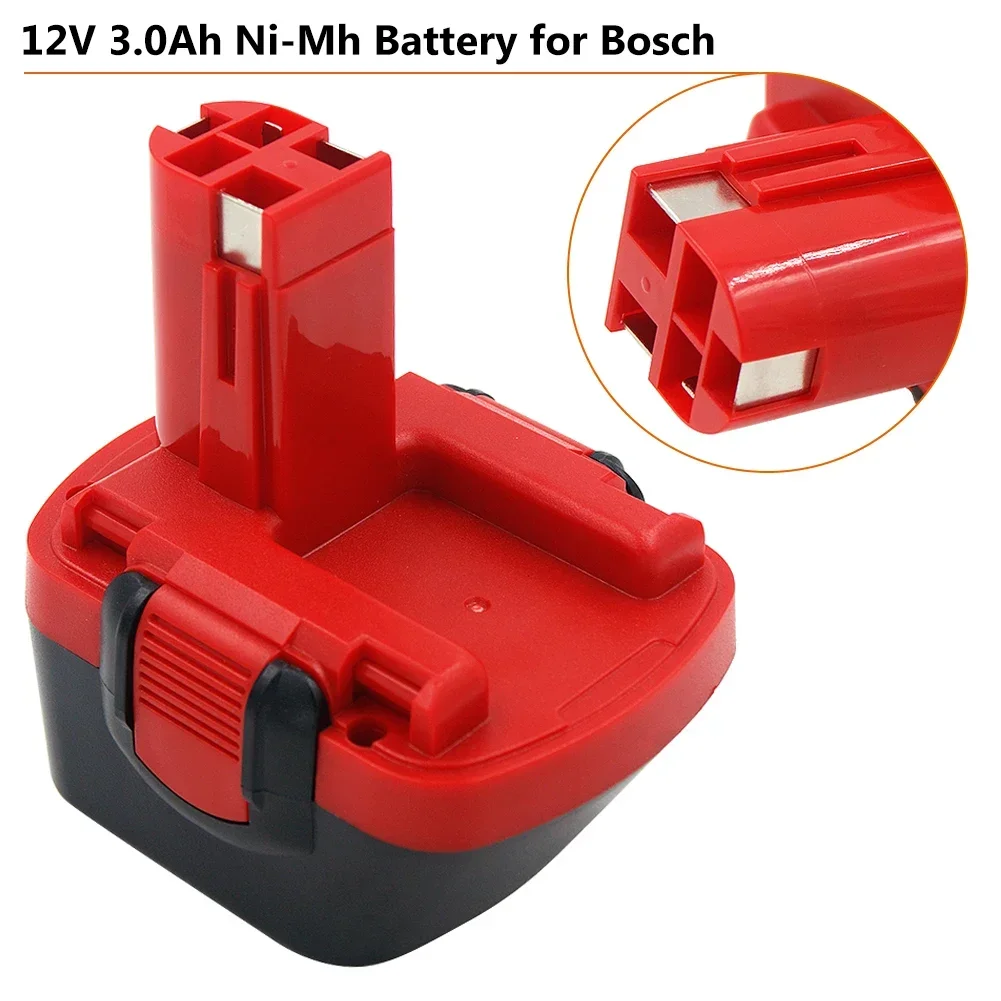 12 в Nimh 3000 мАч 3 0 Ач BAT120 Аккумулятор для Bosch В GLI 22612 23612 3360 3360K PSR 12VE BAT045 BAT046