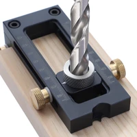 concealed flat head cross pocket hole jig hole puncher locator doweling jig for diy furniture connecting carpentry tools