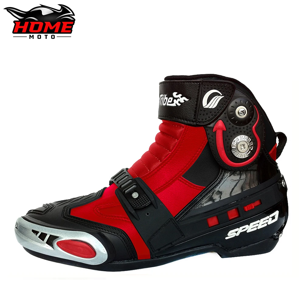 

Riding Motorcycle Boots PU Leather Moto Boots Men Motocross Off-Road Boots Motorcycle Equipment Motorcyclist Accessories