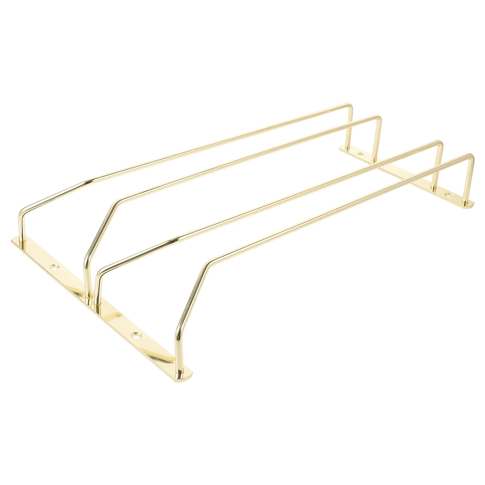 

Upside Glass Holder Wall Mounted Rack Display Counter Cup Bar Hanging Shelf