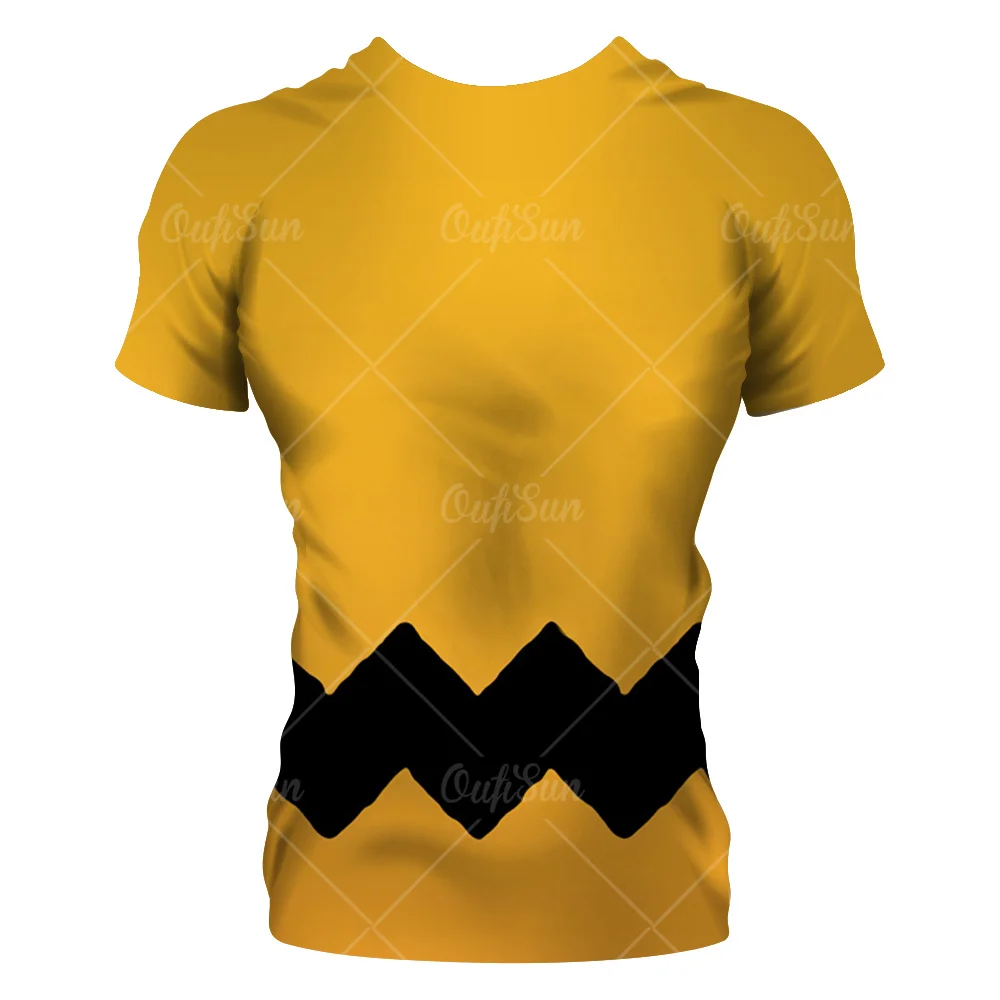 

Men T-Shirts Solid Color Striped Summer Clothes Printing Graphic Fashion Men O-Neck Short Sleeves Oversized Everyday Tshirt Tops