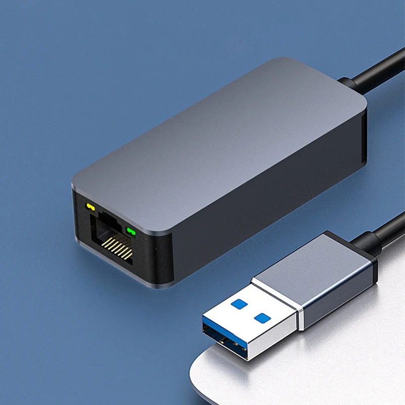 

Адаптер Ethernet 2,5 ГГц, кабель для сетевой карты, преобразователь USB в RJ45, гигабитная сетевая карта без драйвера