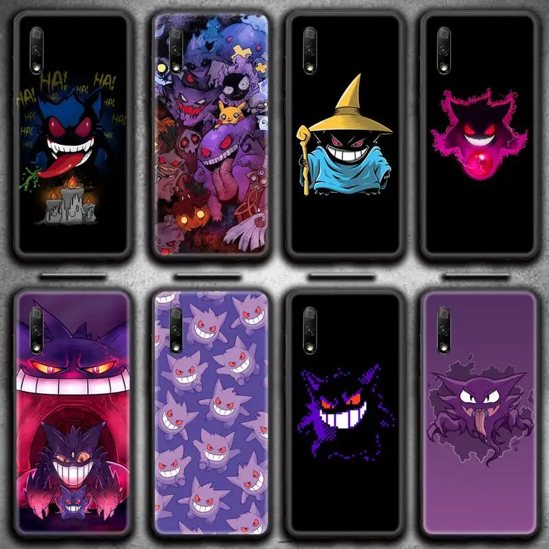 

Cool Pokemon Gengar Phone Case for Huawei Honor 30 20 10 9 8 8x 8c v30 Lite view 7A pro