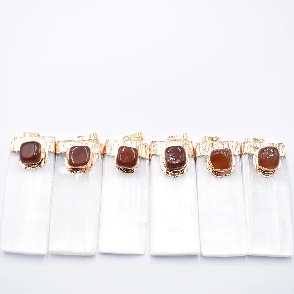 Название товара wholesale 6 шт./лот натуральный селенитовый пластырь тигровый глаз