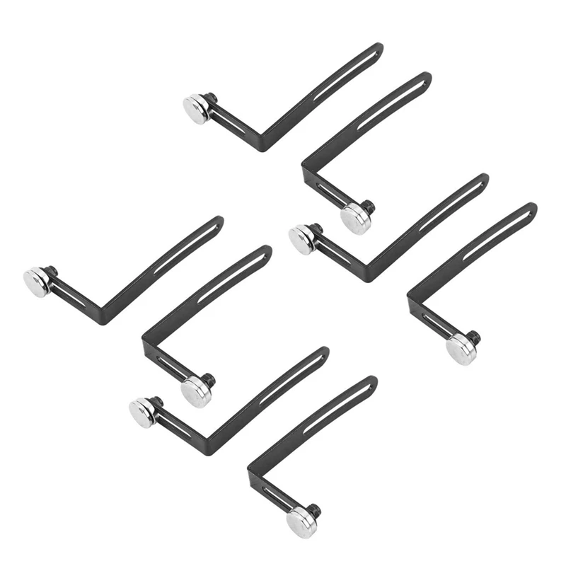 

8 шт. металлический L-образный кронштейн для кузова автомобиля на радиоуправлении с магнитом для 1:10 RC Crawler Car Axial SCX10 90046 D90