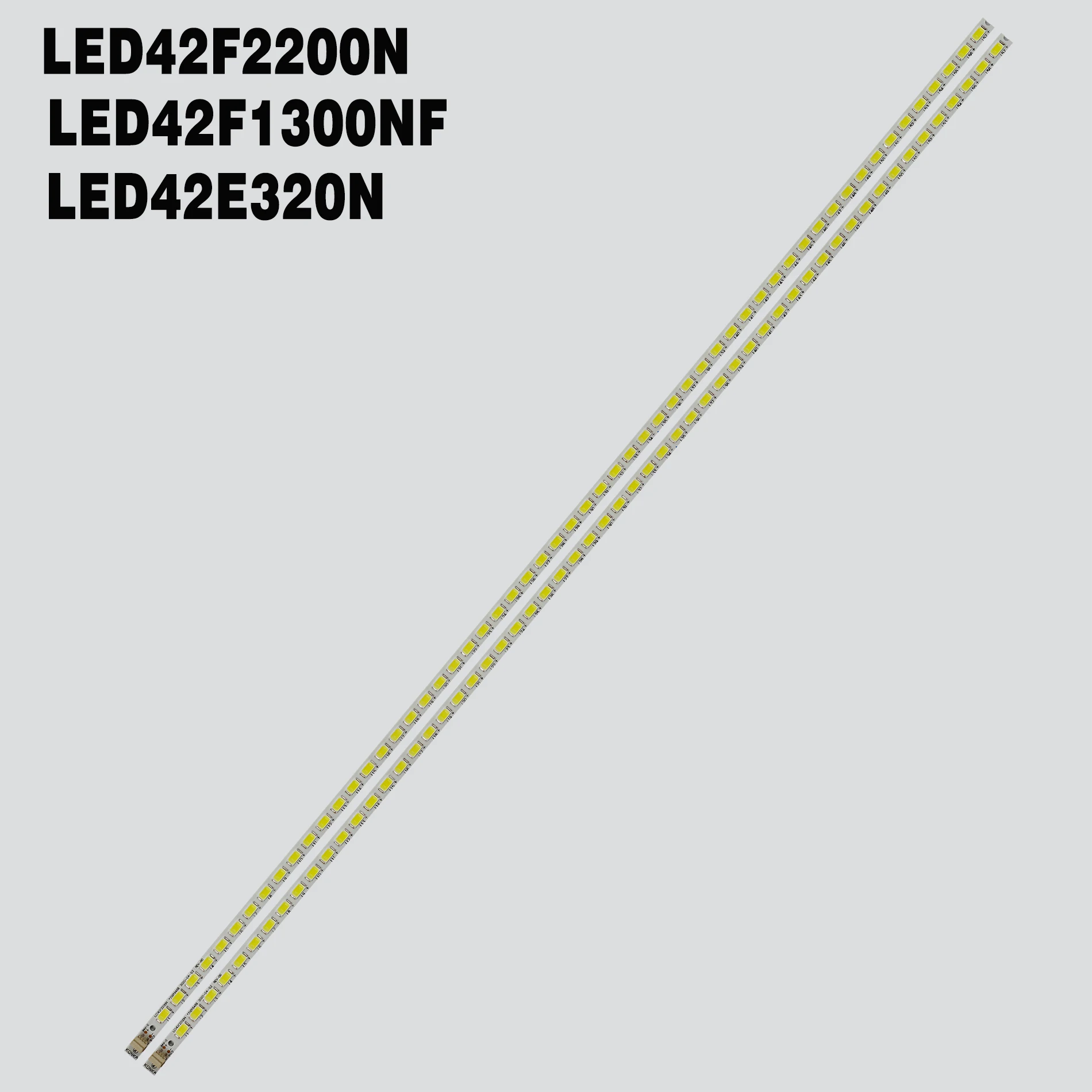 

Светодиодная лента 42F220 0N 42F1300NF 35016488 35017077 37022497 35017555 35016489 37020153 V420H2-P01, Светодиодная лента 42E32 0N, 2 шт./комплект