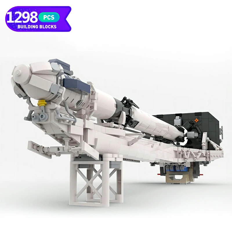 

Moc высокотехнологичная ракета Falconed 9 с пусковой башней масштаб 1:110 Набор строительных блоков транспортер Erectored модельные блоки игрушки подарки