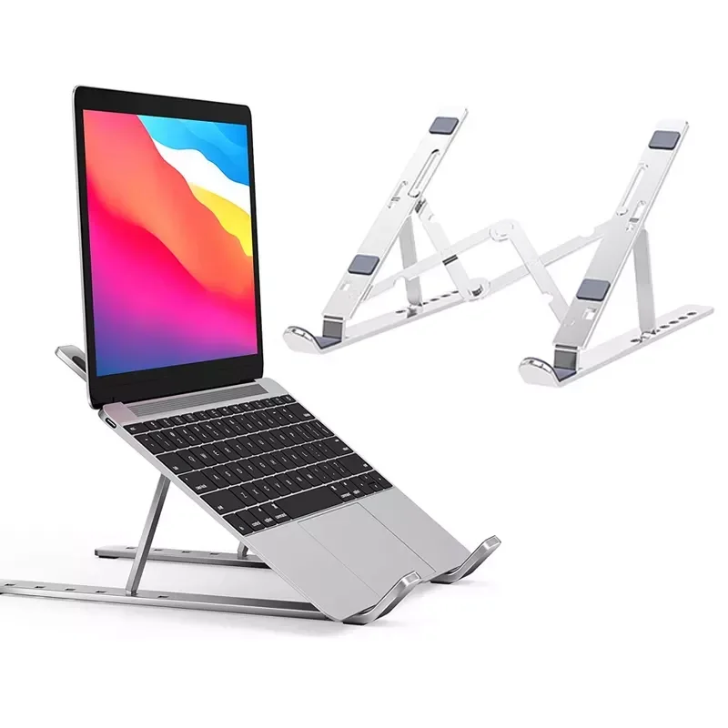 

Foldable Laptop Stand For MacBook Pro Notebook Stand Aluminium Alloy Tablet Stand Portable Desktop Bracket PC Laptop Holder