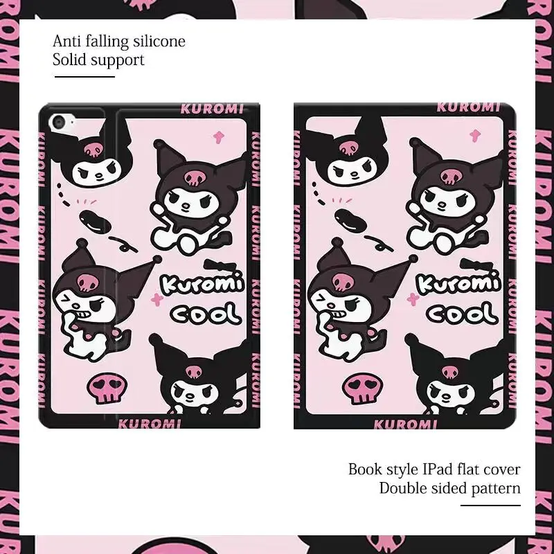 

Cute Cartoon Kuromi cool iPad Air 2021 Case Air 4 Silicone Protective Case Cover for iPad 2020 Pro Mini 6 10.2 inch 8th 9th