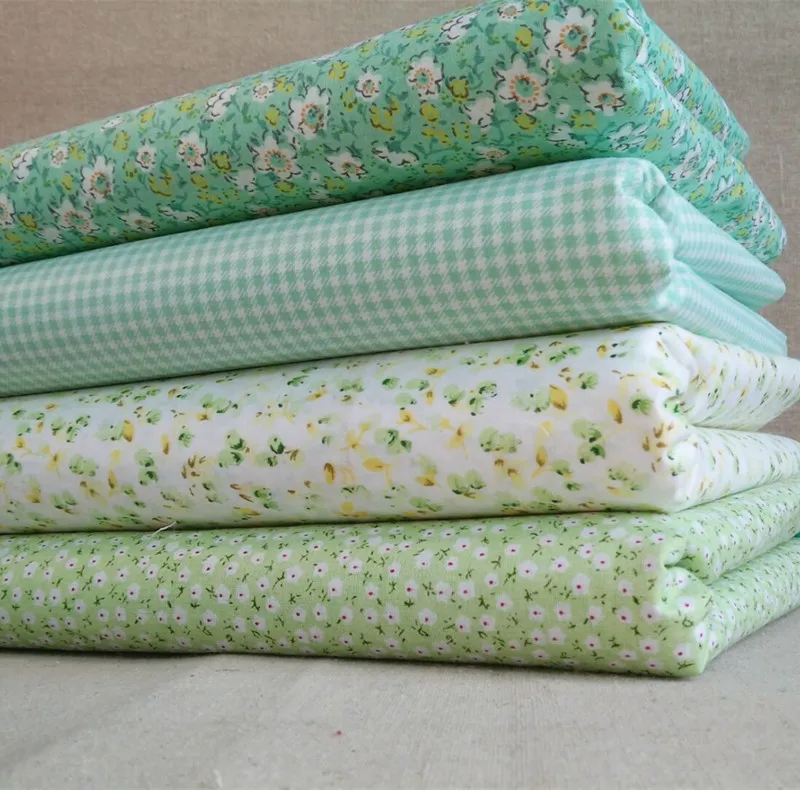 

4pcs 25cm/50cm Square Craft Sewing Cotton Cloth Patchwork Soft Floral Fabric Cotton Fabric Printed Cloth DIY Handmade Accessorie