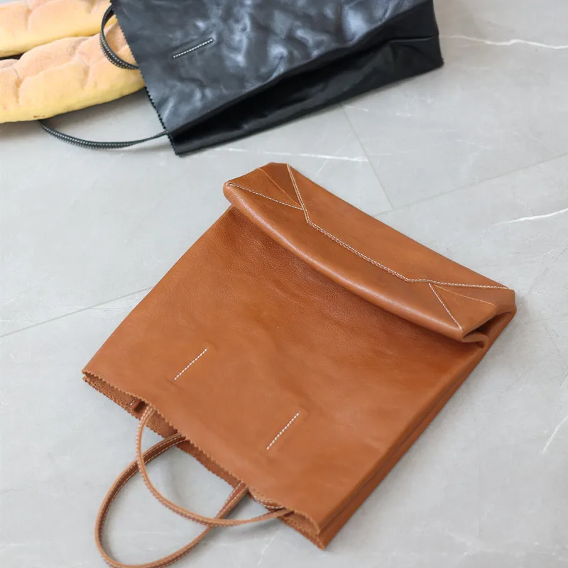 Женская сумка-тоут из натуральной кожи практичная вместительная сумочка на