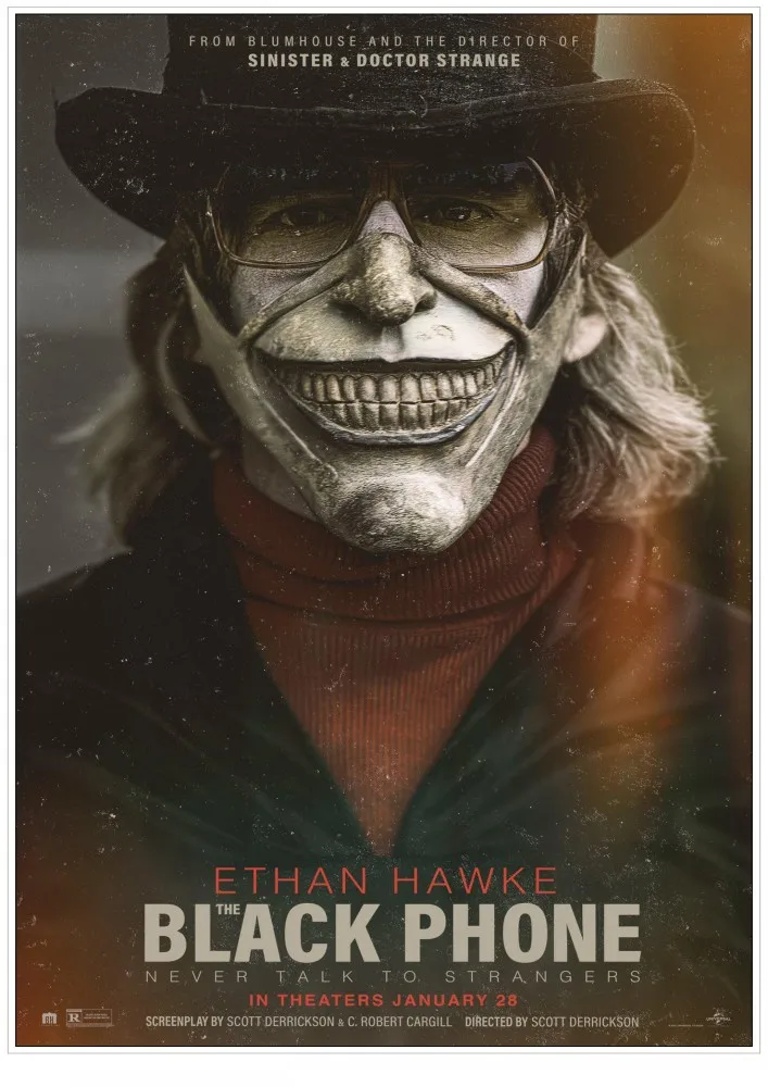 Черный телефонный фильм печать на холсте декор для гостиной настенная картина