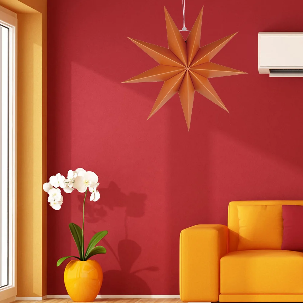 

Paper Star Lamp Shade Lantern Hanging Lampshade Lanterns Christmas Stars Shades Decorative Light Lights Accessories 3D Decor