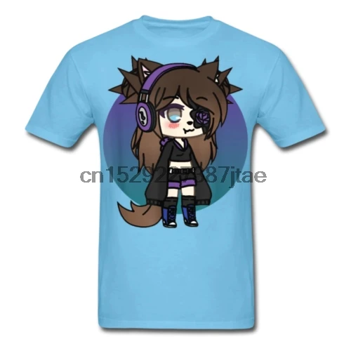 Симпатичная рубашка Chibi в стиле Kawaii аниме веер девушка подарок футболка Размер