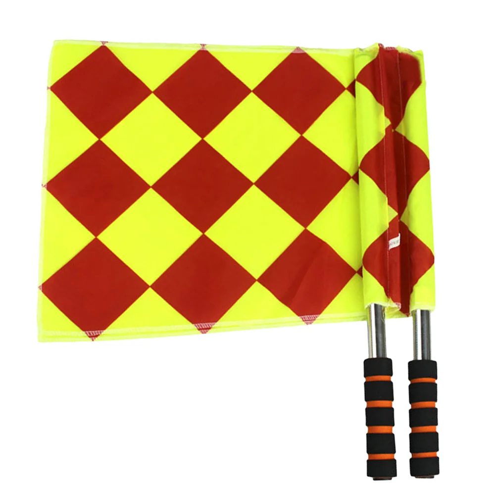 

Flags Flag Footballsoccer Referee Hand Assistant Cheer Team Equipments Border Referees Special Linesman Training Match Garden