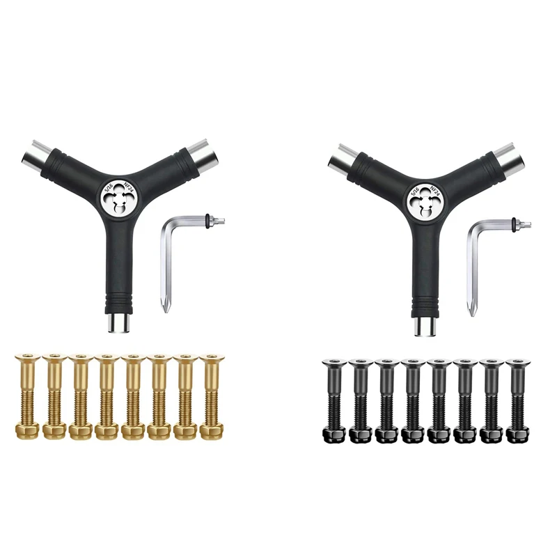 

Skateboard Tool Y Type 25Mm Screw Skateboard Wrench Skate Tool Screwdriver Socket Multi-Functional Skateboard