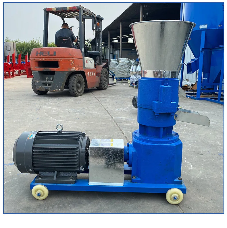 Liyang HY 100-1500 кг/ч роликовая Поворотная машина для производства древесных гранул