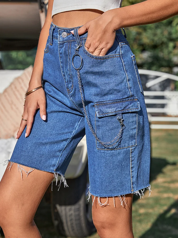 

Summer Denim Shorts Jeans Feminino Woman Pants Korean Fashion High Waisted Jean Femme Streetwear Women 2022 Casual Short Jean