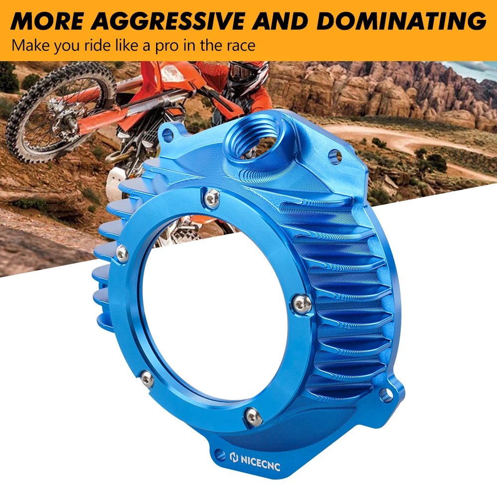 Прозрачная крышка сцепления двигателя мотоцикла защитная наружная прозрачная