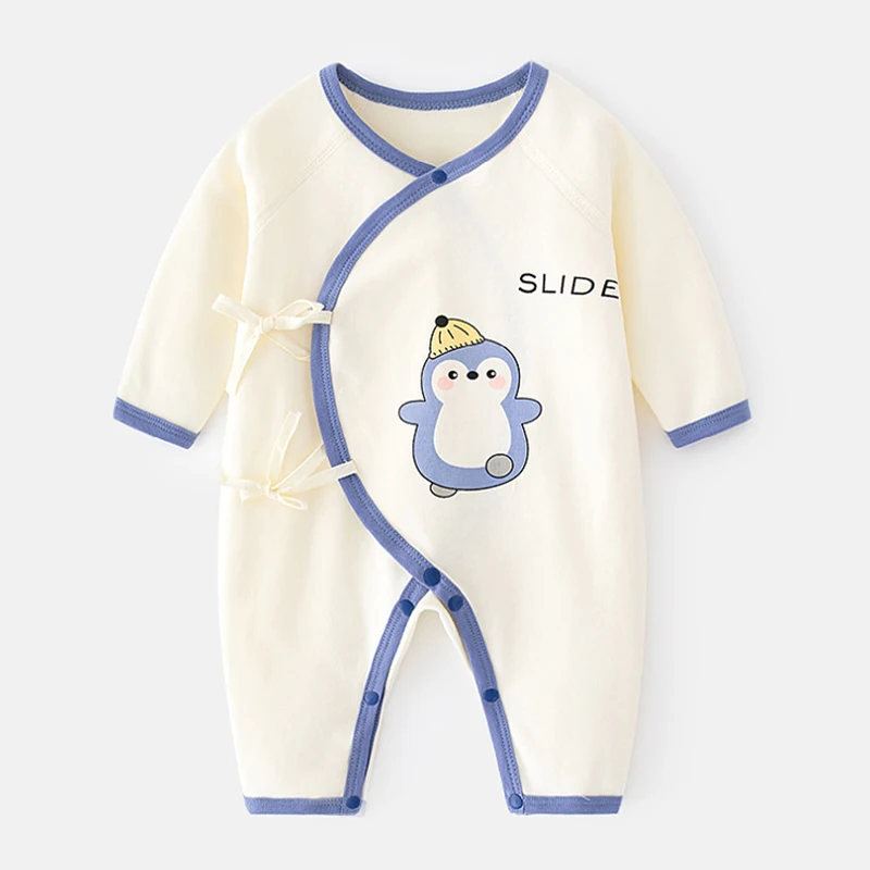 

Spring Fall Newborn Baby Girl Clothes Cartoon Cute Long Sleeve Cotton Soft Jumpsuit Toddler Romper Infant Boy Clothing BC2236-1