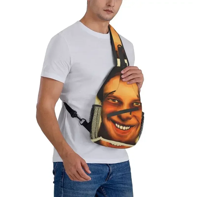 Изготовленные на заказ крутые сумки Aphex Twin на слинге для путешествий, мужской рюкзак через плечо на груди, рюкзак на плечо (art.: 3920ce0bdecf7) - 3920ce0bdecf7