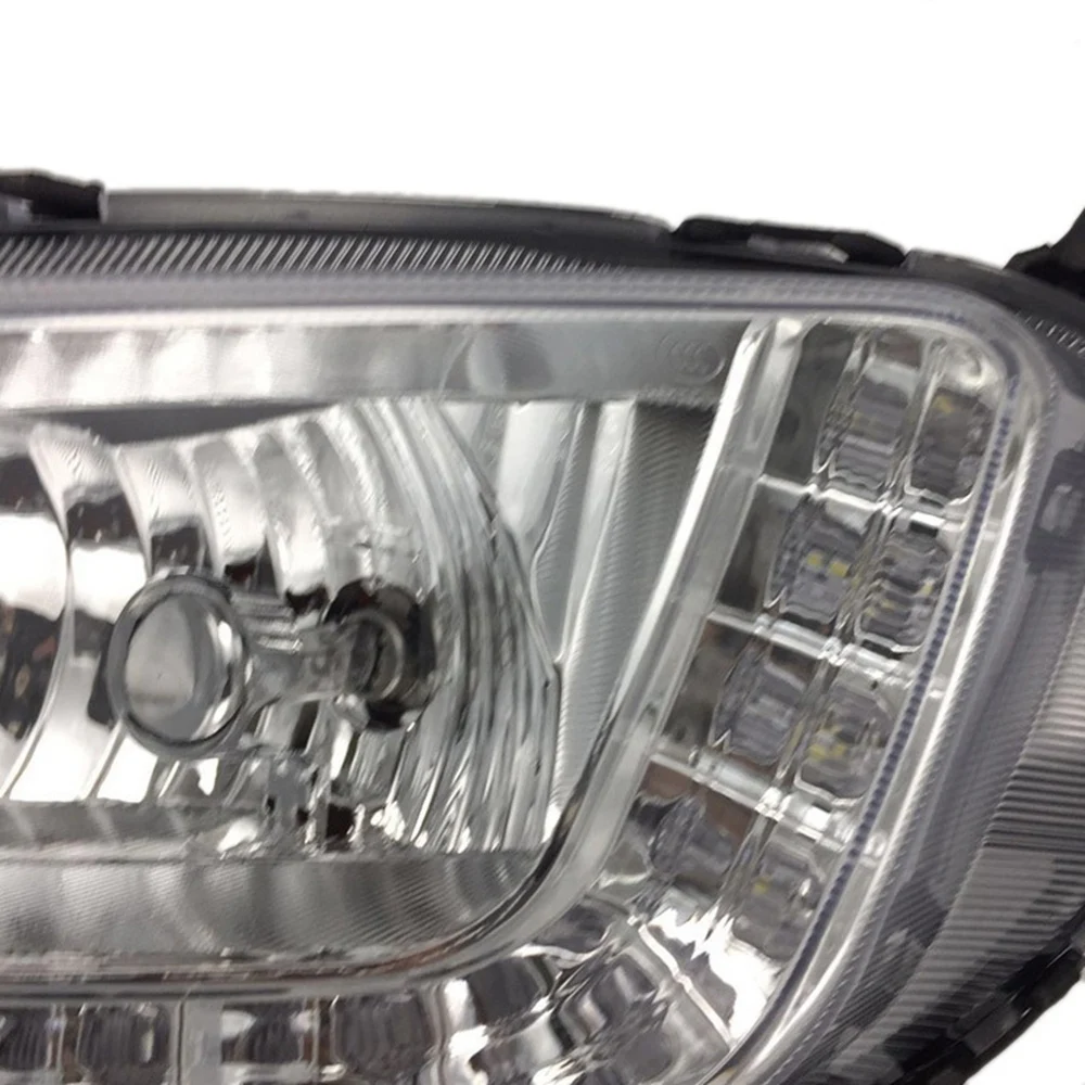 Автомобильные прасветодиодный ДХО противотуманные фары для Hyundai Santa Fe IX45 2013-2017