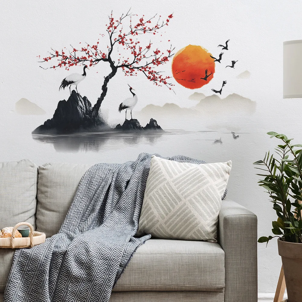 

Ландшафт закат наклейки на стену HonC