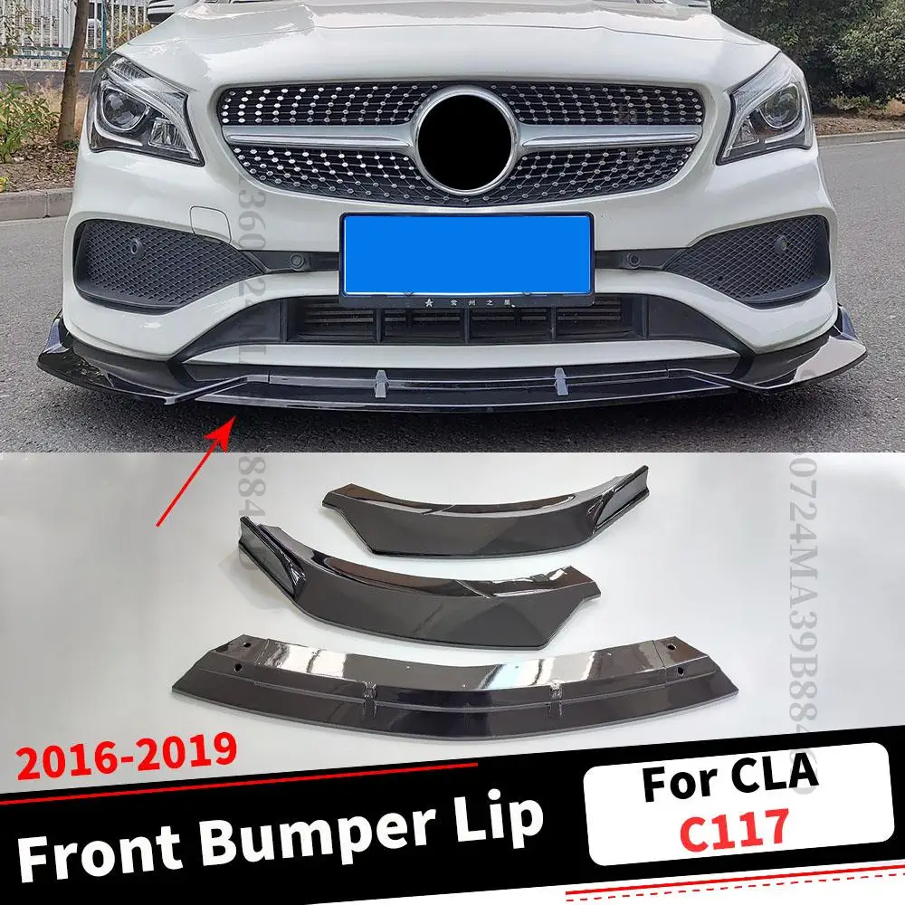 

Защитная накладка на передний бампер для Mercedes Benz CLA C117 2016-2019 W117 260 180 200 220