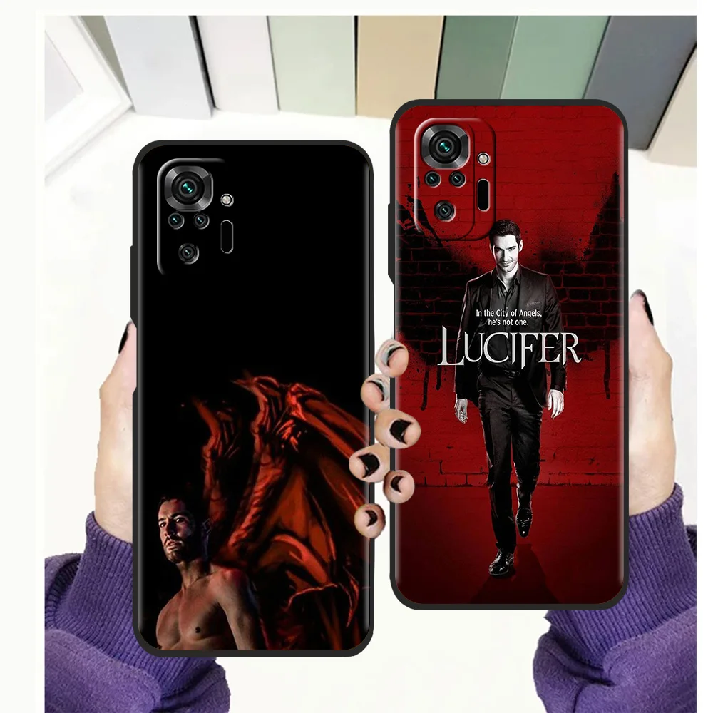 

Lucifer Phone Case Cover For Redmi Note 11 Pro K40 Gaming 7 8 8T 9 8A 9A 9C Note 9S 10 Pro Soft Shockproof Shell Fundas TPU Bag