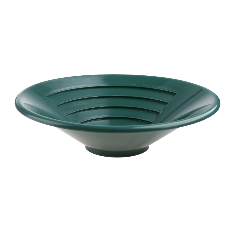 Открытый 10-дюймовый лоток для золота с ружьями ручного поиска Green River Прямая