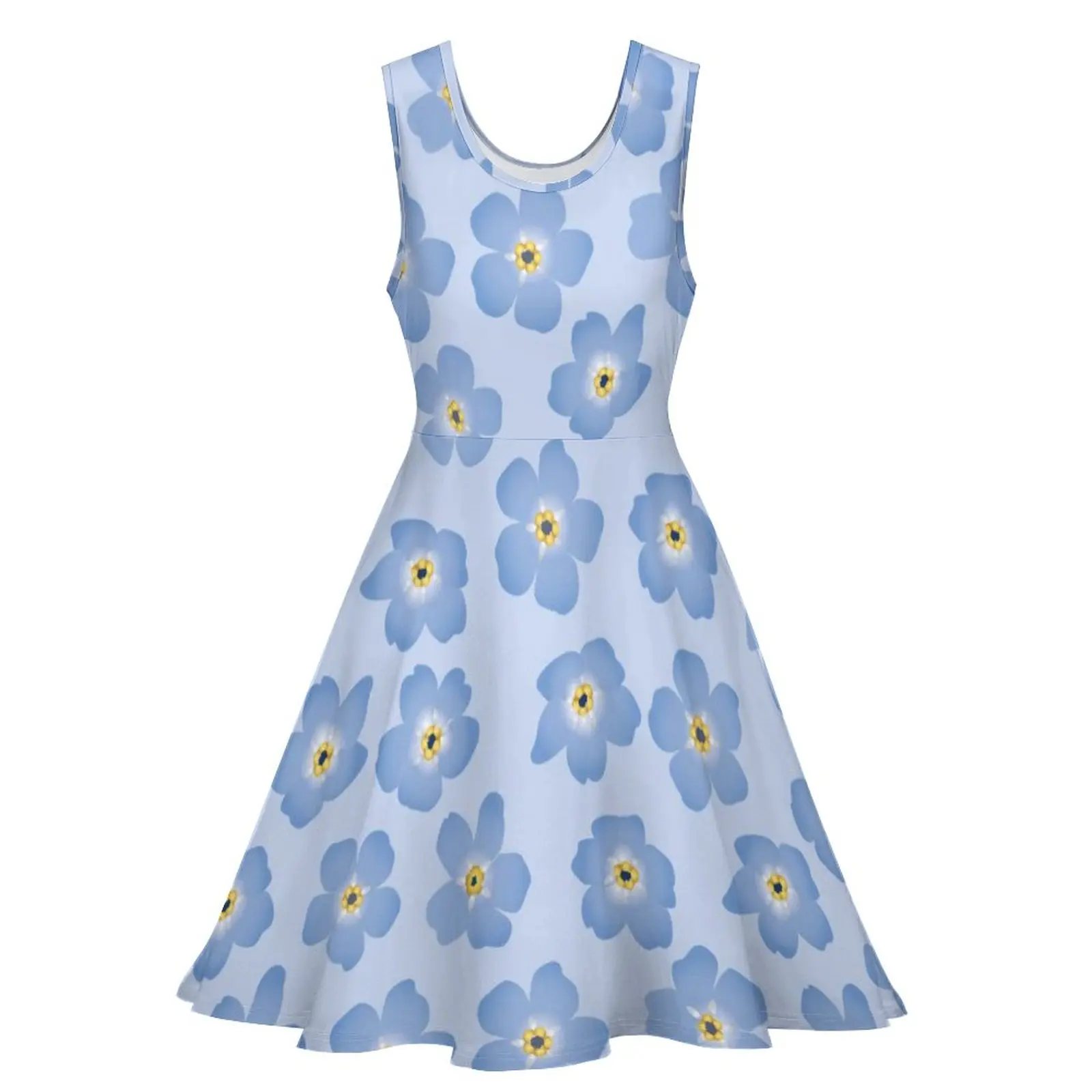 

2022 new summer women's dress fashion cute floral skirt print unique Y2K style A-shaped evening dress dress dress