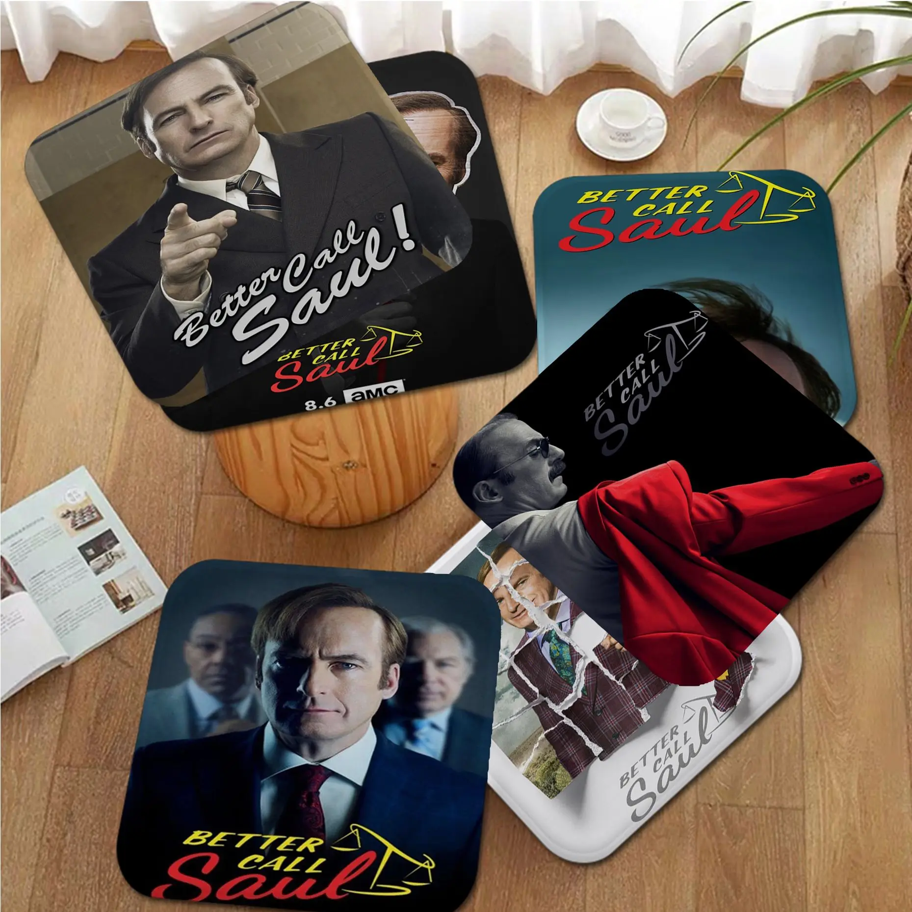 

Better Call Saul Minimalist Style Fabric Cushion Non-slip Living Room Sofa Decor Students Stool Tatami Office Cushion Pads