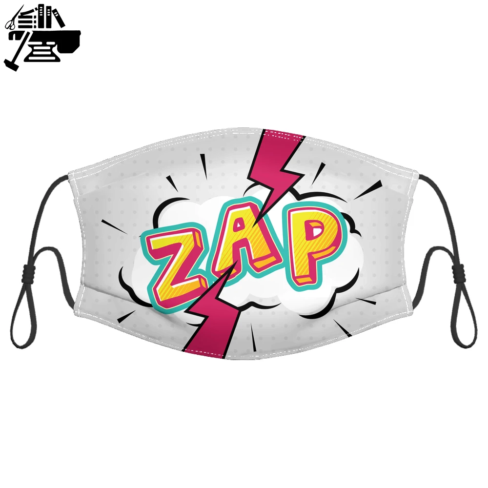 

1-10 Pieces Kids Safety Dust Masks With Filters Kids Outdoor Dustproof Windproof Reusable Masks Washable 5 Layers Non Woven Face