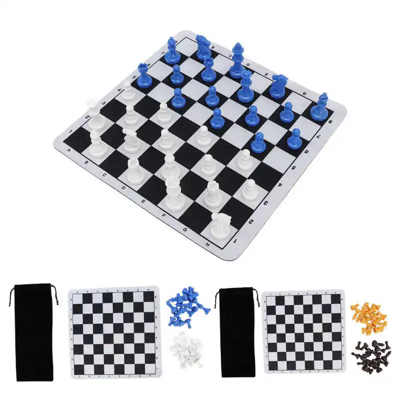 

Chess Game 1.89in King Figures Lightweight Chessmen for Travel