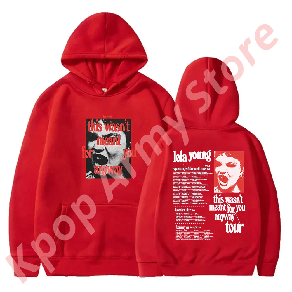 Lola Young This Wasn't Meant For You Anyway Tour Merch толстовки зимние женские и мужские модные с