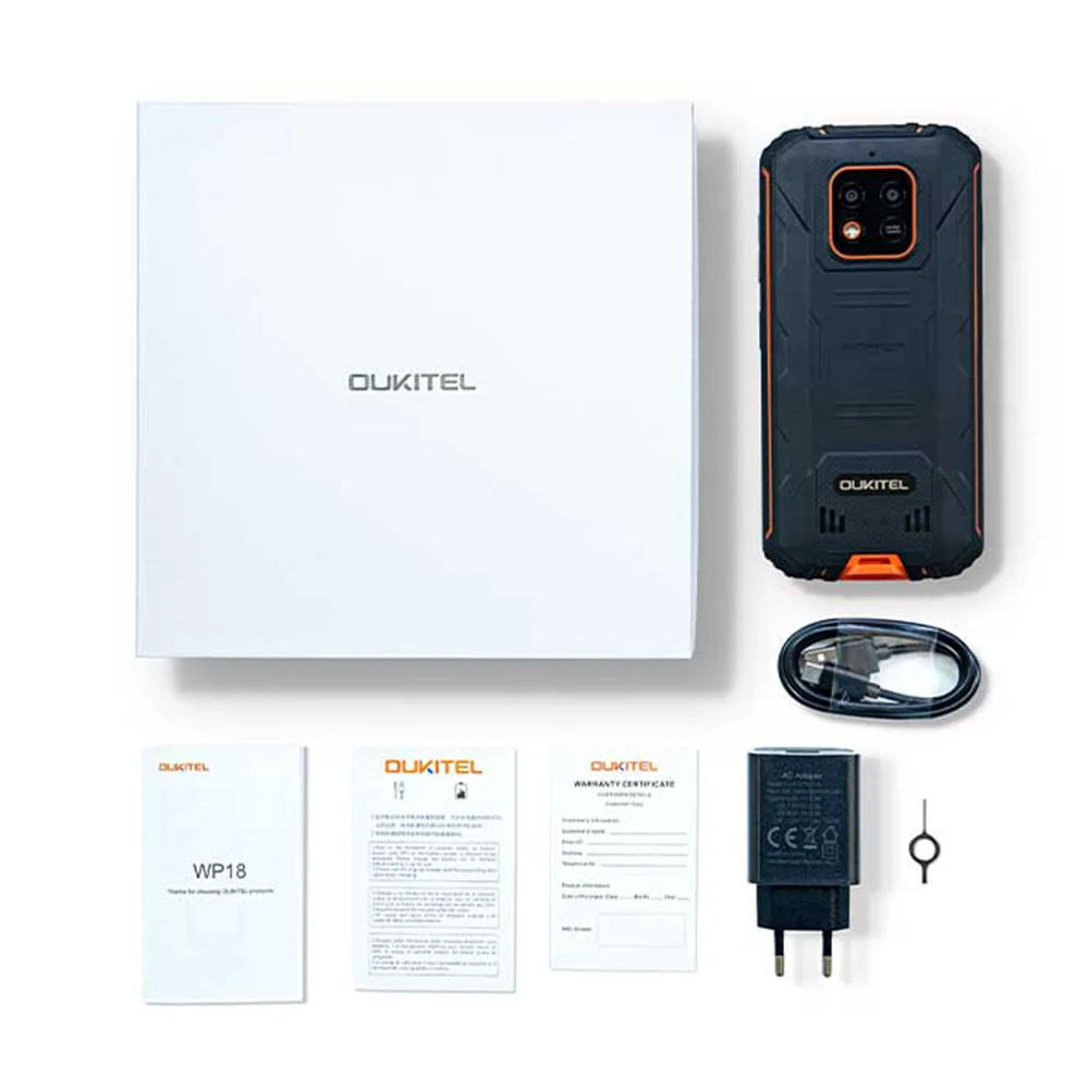Смартфон Oukitel WP18 12500 мАч 5 93 дюйма 4 + 32 ГБ Android 11 ядра 13 МП |