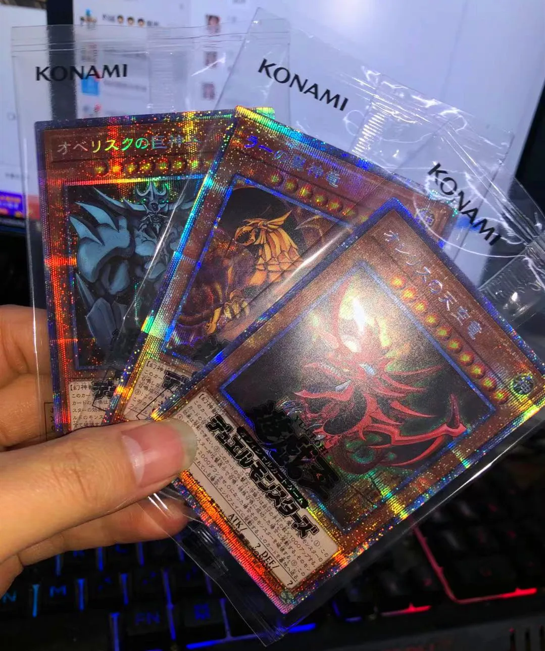 

Yu-Gi-Oh PGB PSER Крылатый Дракон Ra/обелиск торментер/Slifer Небесный Дракон японский оригинал