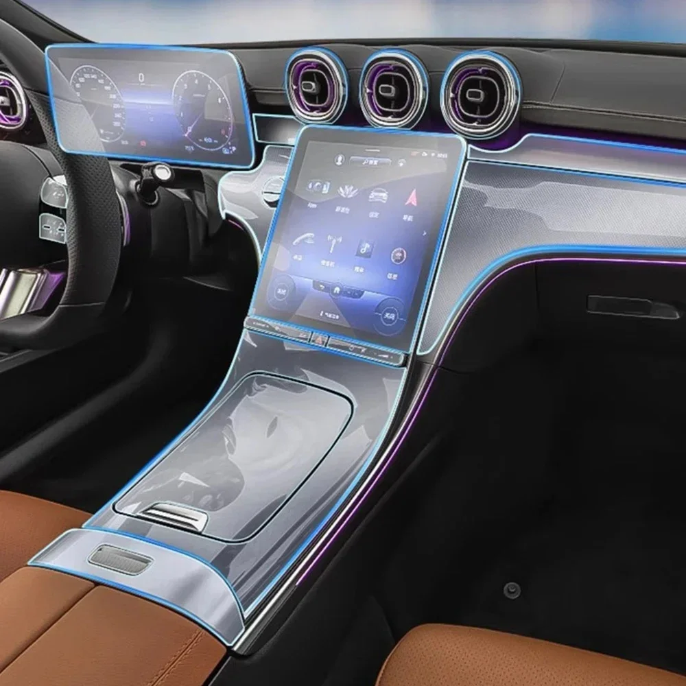 ТПУ Защитная пленка против царапин для центральной консоли автомобиля приборной