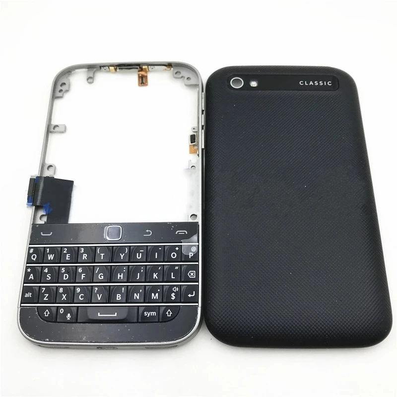 

New Original Full Set Housing for Blackberry Q20 Housing Back Battery Cover Case +Side Button Keypad