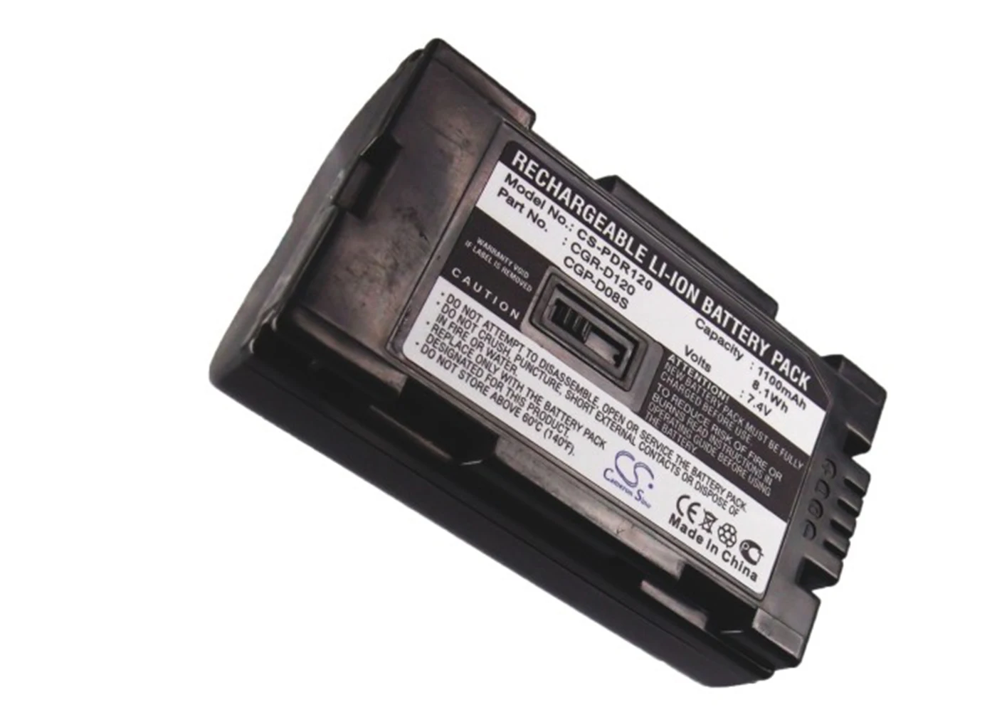 

Cameron Sino 1100mA Battery for Panasonic AG-DVC15,AG-DVX100BE,AJ-PCS060G(Portable Hard Disk CGP-D08S,CGR-D08R,CGR-D120