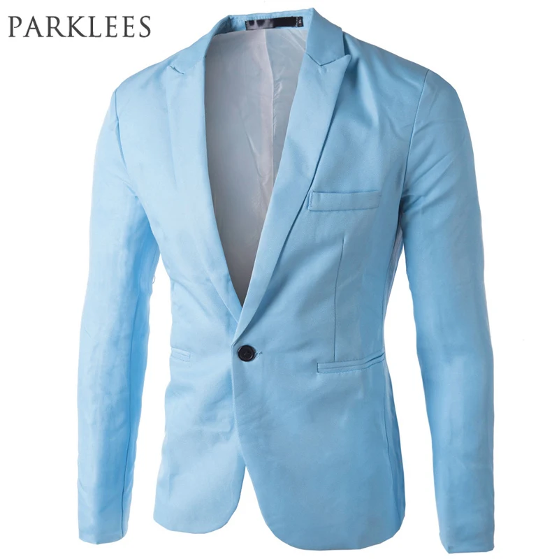 

Brand Sky Blue Blazer Men Costume Veste Homme Spring New Arrival Mens Slim Fit Blazer Jacket Stylish Red Black Pink Suit Men 3XL